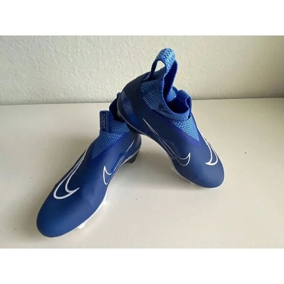 Nike Alpha Menace Elite 3 Flyknit Football Cleats Royal Blue CT6648-414 Men 10.5 - Picture 2 of 12